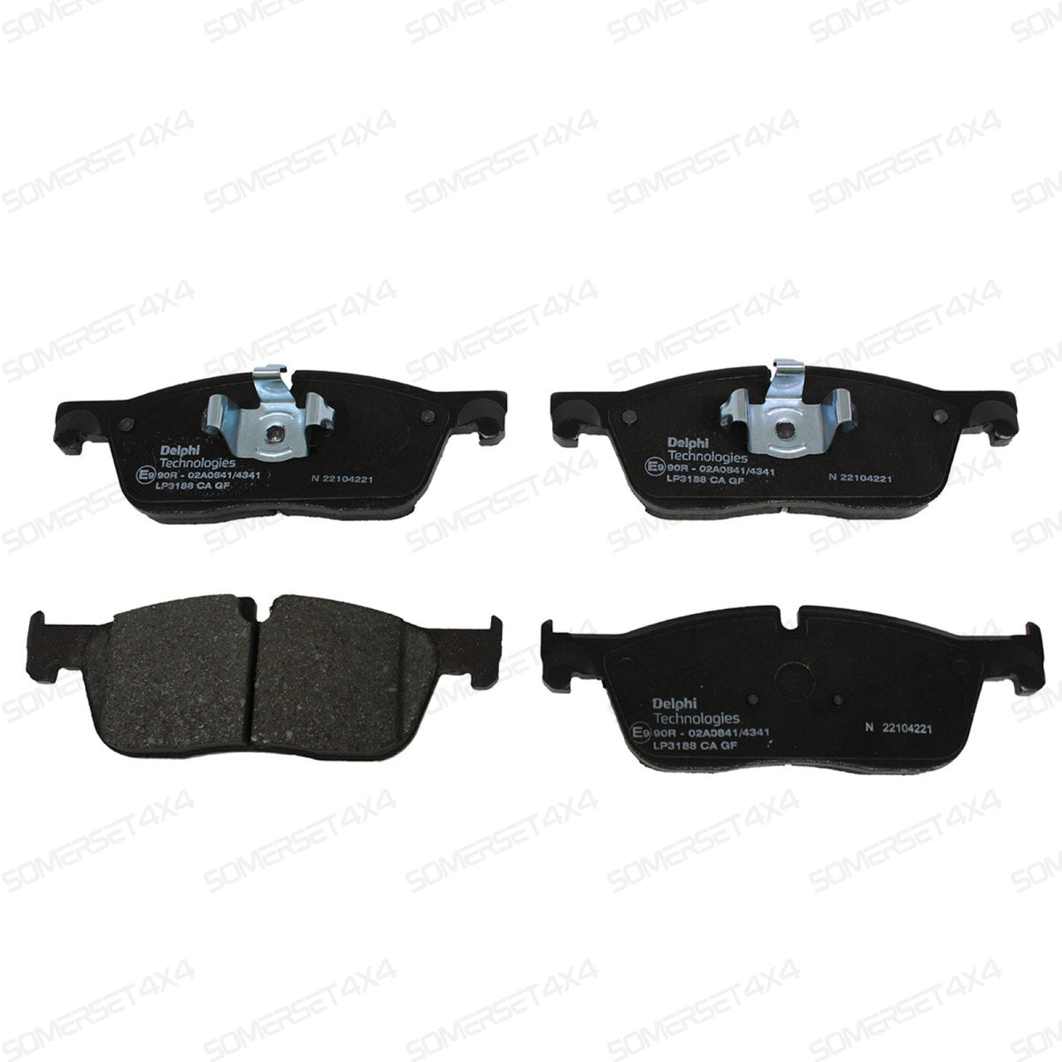 LR160438G LAND ROVER - BRAKE PAD SET-FRONT (17INCH) L560 From DELPHI