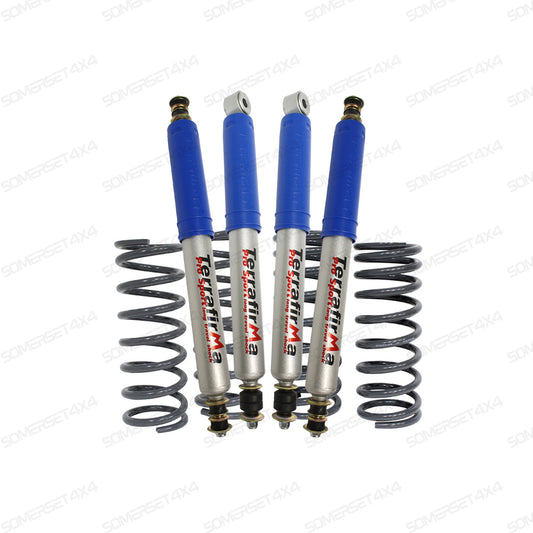TF198 LAND ROVER - TERRAFIRMA LAND ROVER - Standard ride height heavy load suspension kit Defender 90 Pro Sport shocks