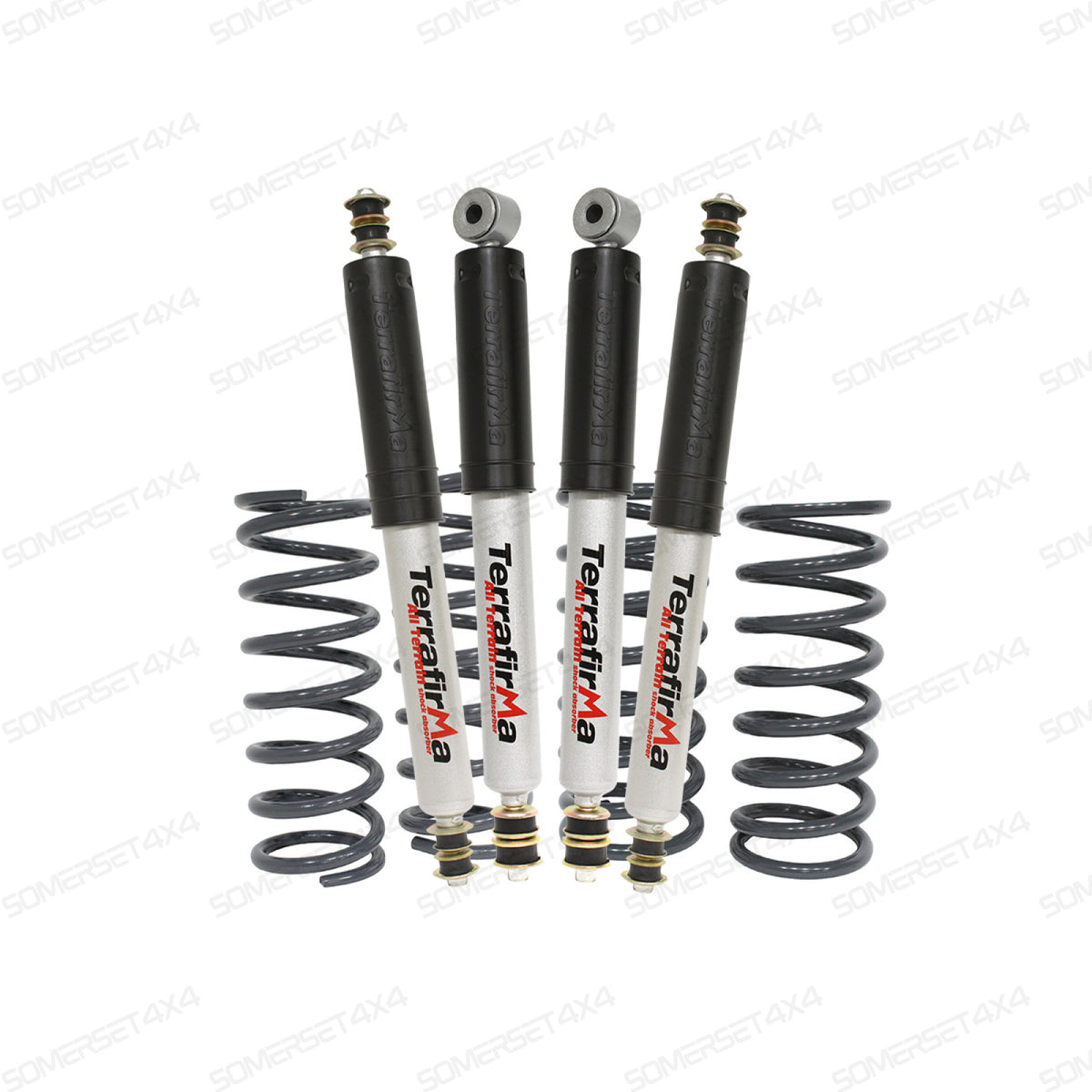 TF199 LAND ROVER - TERRAFIRMA LAND ROVER - Standard ride height heavy load suspension kit Defender 110 All Terrain shocks