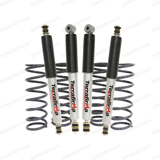 TF201 LAND ROVER - TERRAFIRMA LAND ROVER - 2" lift light load suspension kit with All Terrain shocks for 90/D1/RRC