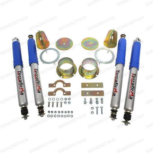 TF231 LAND ROVER - TERRAFIRMA LAND ROVER - 2" longer travel Pro Sport mini dislocation suspension kit 90/D1/RRC